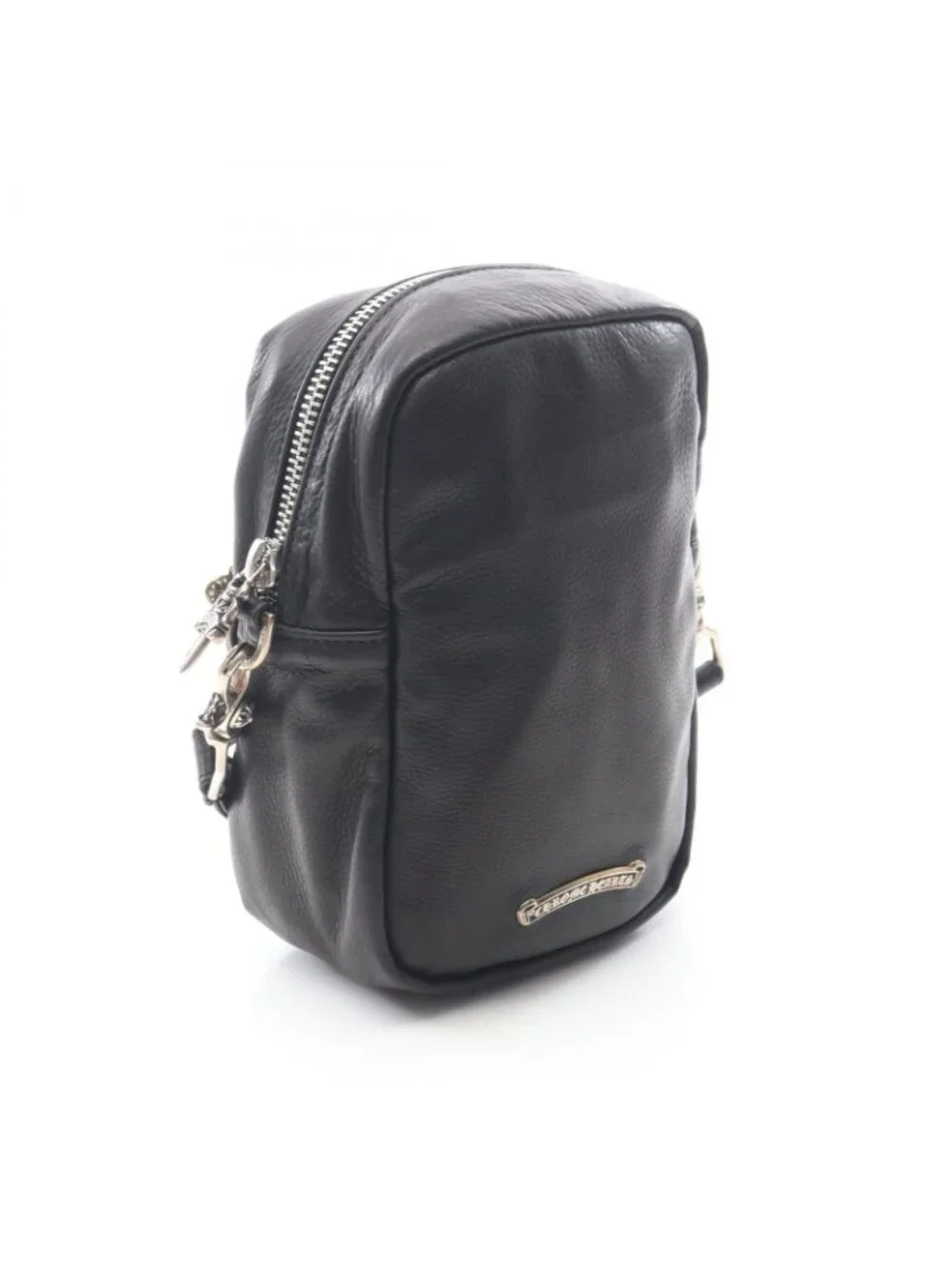 Chrome Hearts Shoulder Bag Taka Mini Takamini Cemetery Cross Patch Leather
